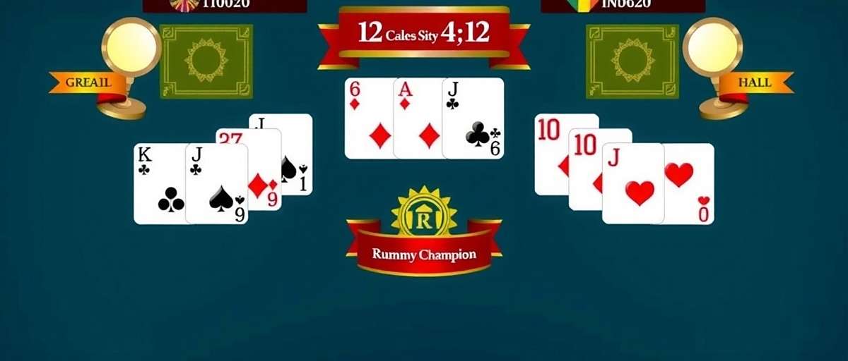 Rummy Champion - Authentic Indian Rummy Experience Rummy Champion game interface showing 13-card rummy gameplay with Indian players
